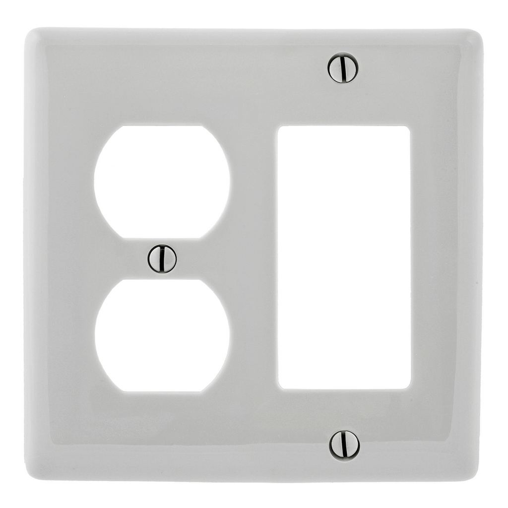 Product image for HWDK NP826OW WALLPLATE, 2-G, 1) DU
