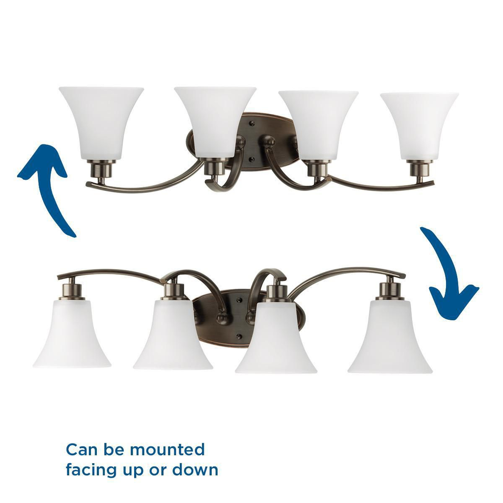 Four-Light Antique Bronze bath light