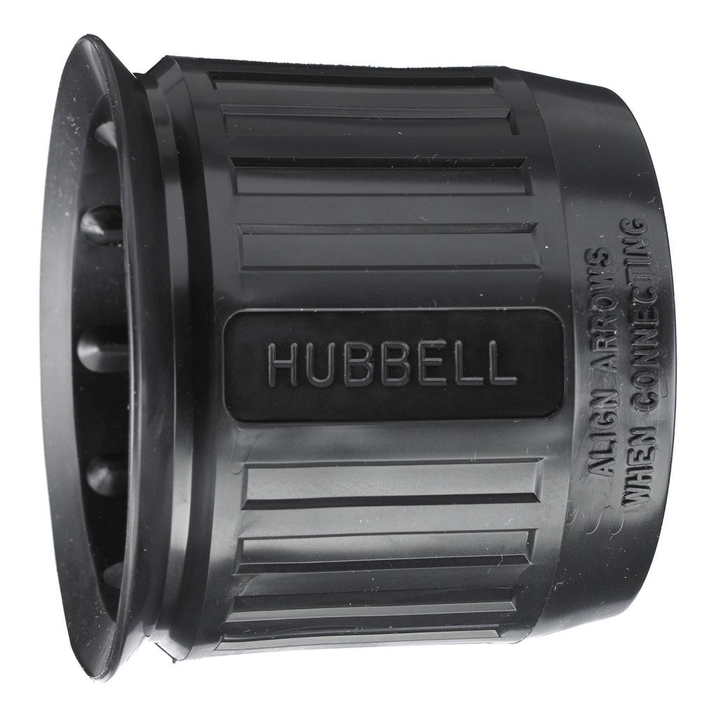 Product image for Hubbell HBL20425B w/PROOF BOOT FOR 30A HUBBELLOCK, LONG