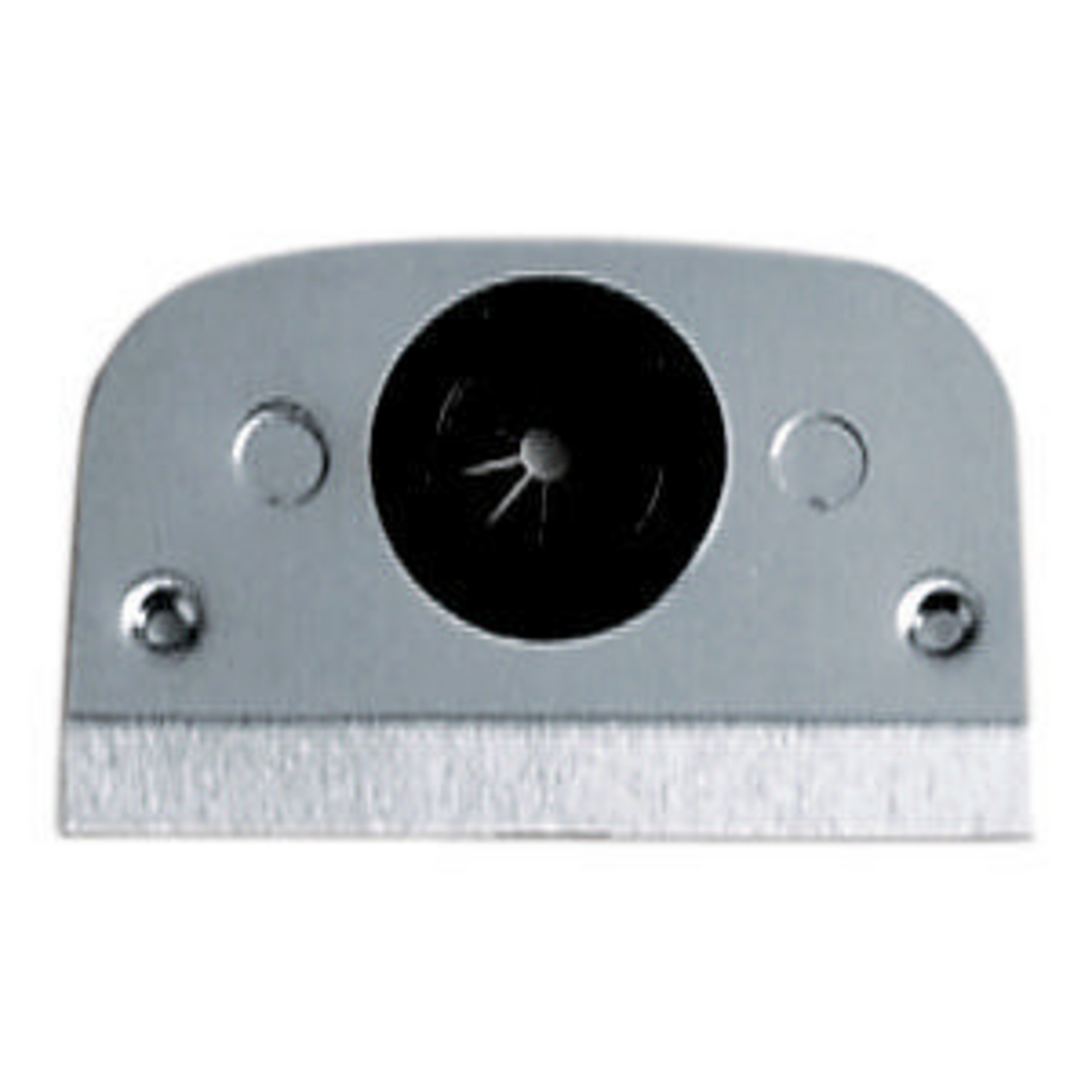 Product image for Hubbell SS309T 1 Inch Opening Stainless Steel Pedestal Face Plate