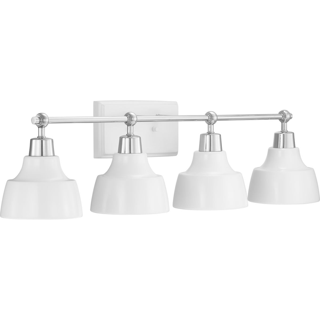 Product image for Progress P300203-015 Bramlett Collection Four-Light Bath & Vanity