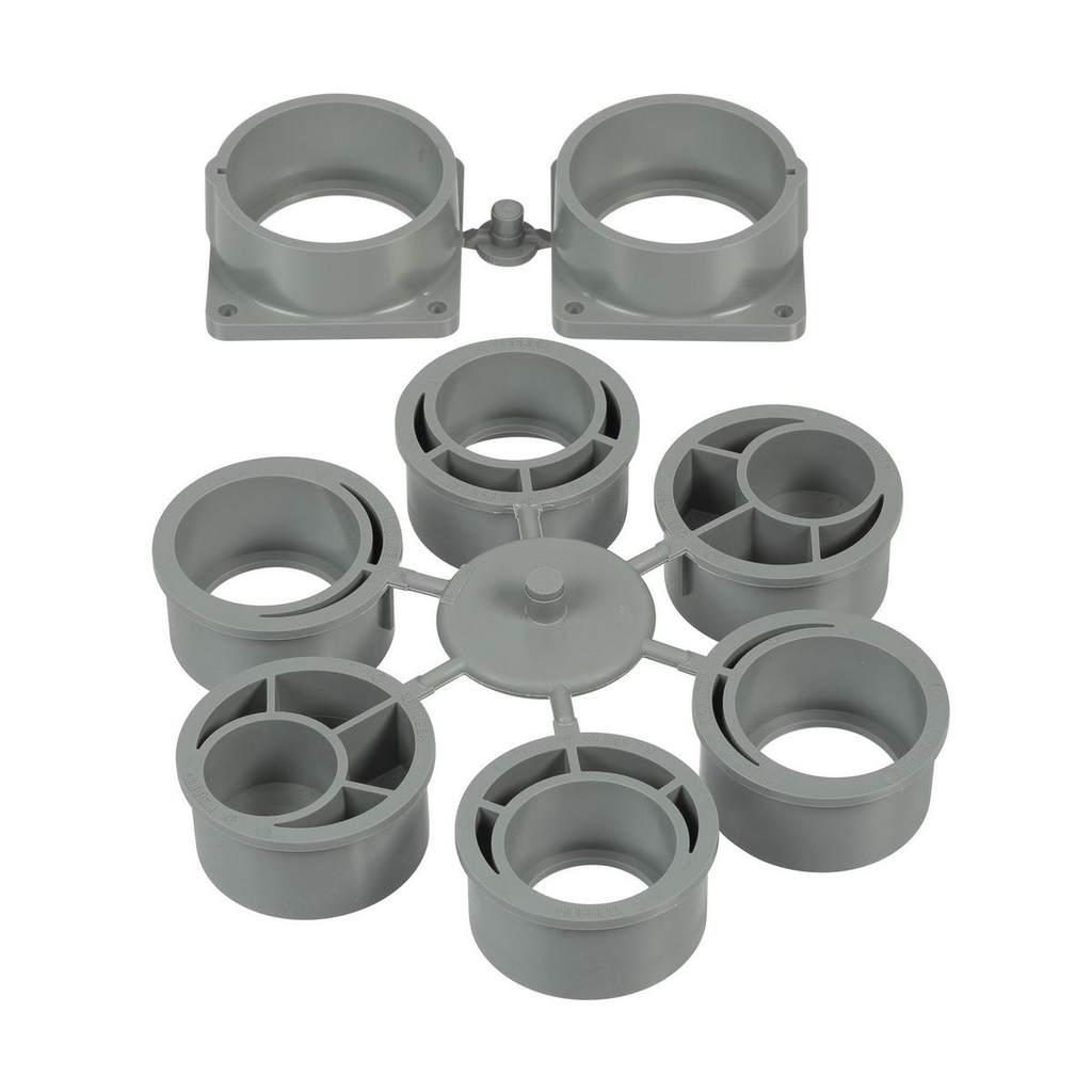 Product image for HCI CFBHUB200PVC (2) 2" PVC HUBS W/