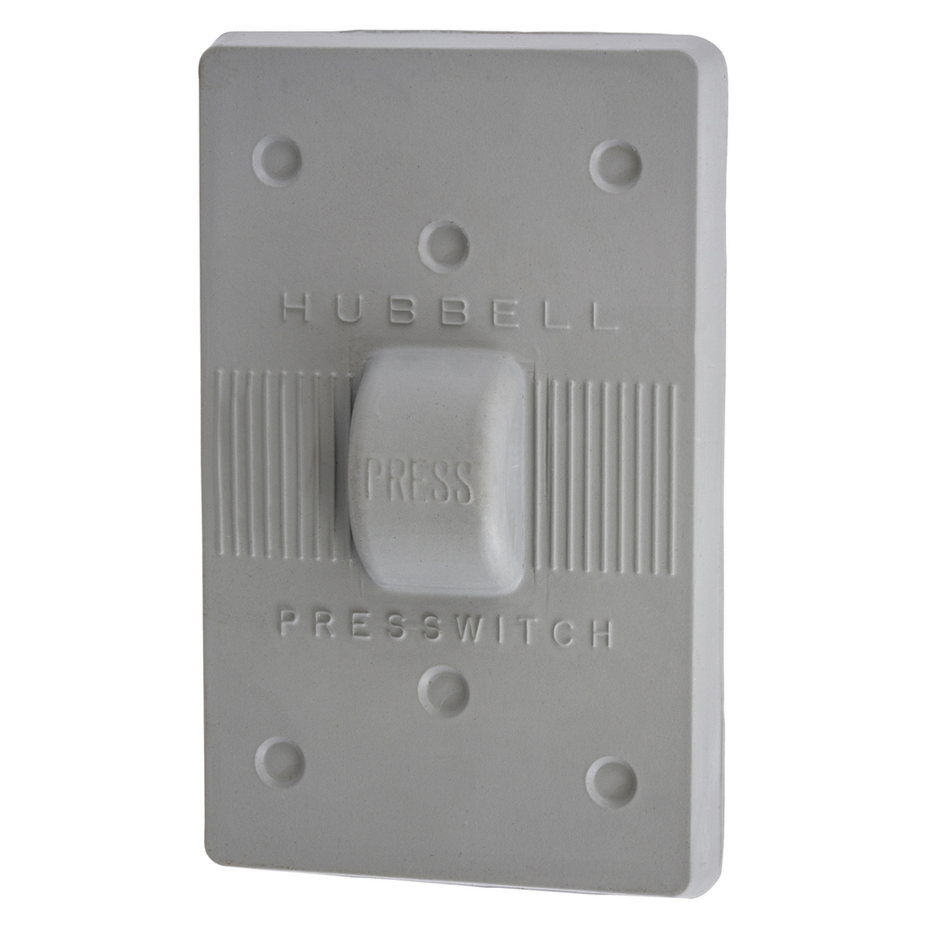 Product image for Hubbell HBL1750 Gray Neoprene Weatherproof Plate