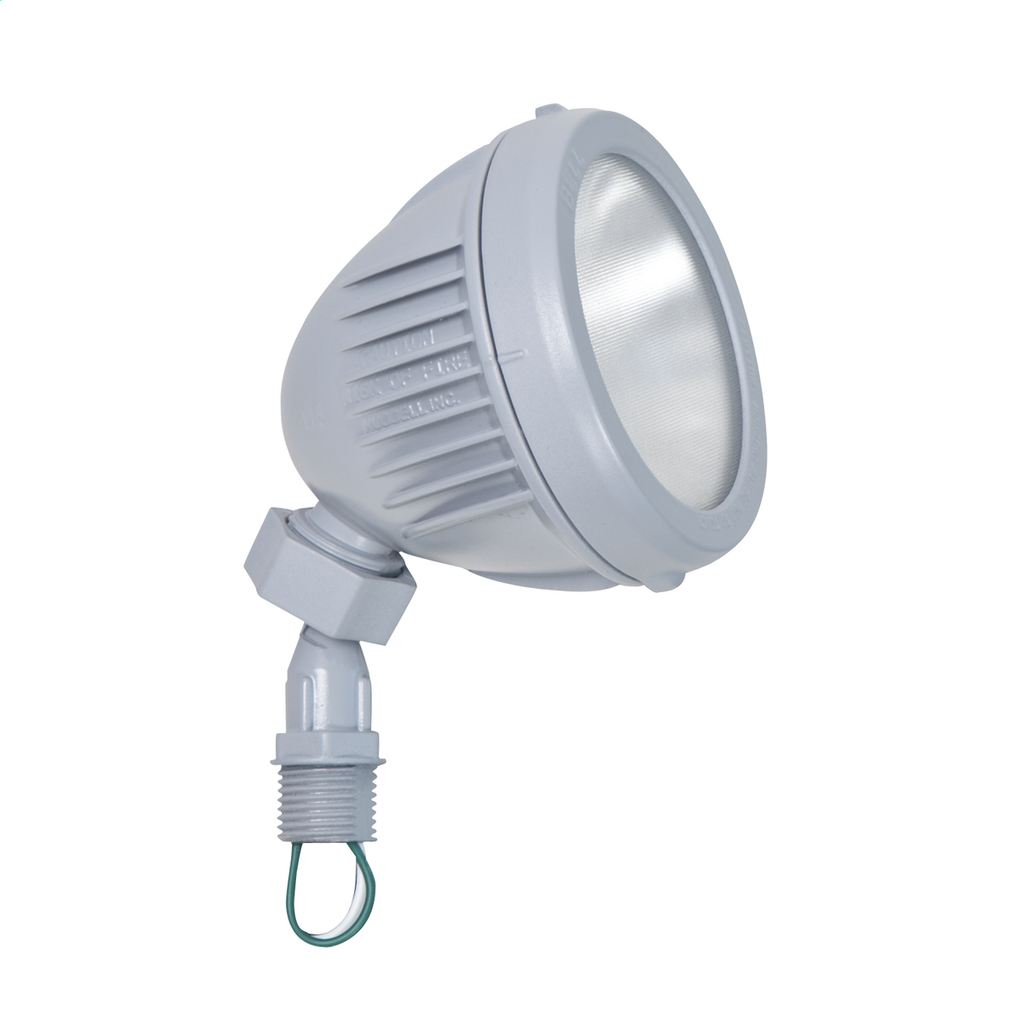 Product image for Bell LL1000S 120V 13W LED Floodlight Fixture, 1000 Lumen 82.6 CRI, Gray Powder Coated, Die-Cast