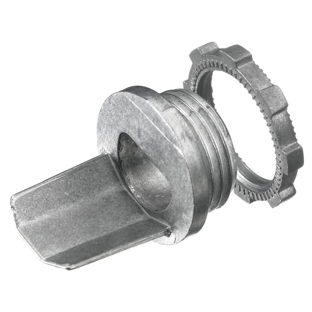 Product image for Hubbell HBL5781A 3/4 Inch Male Threaded Steel Metal Raceway Box Connector