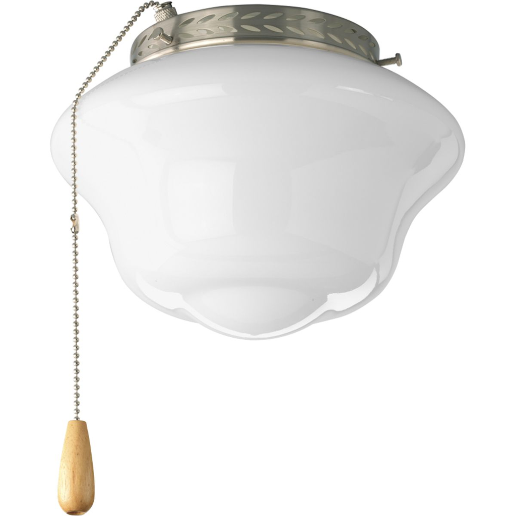 Product image for Progress P2644-09WB AirPro Collection One-Light Ceiling Fan Light