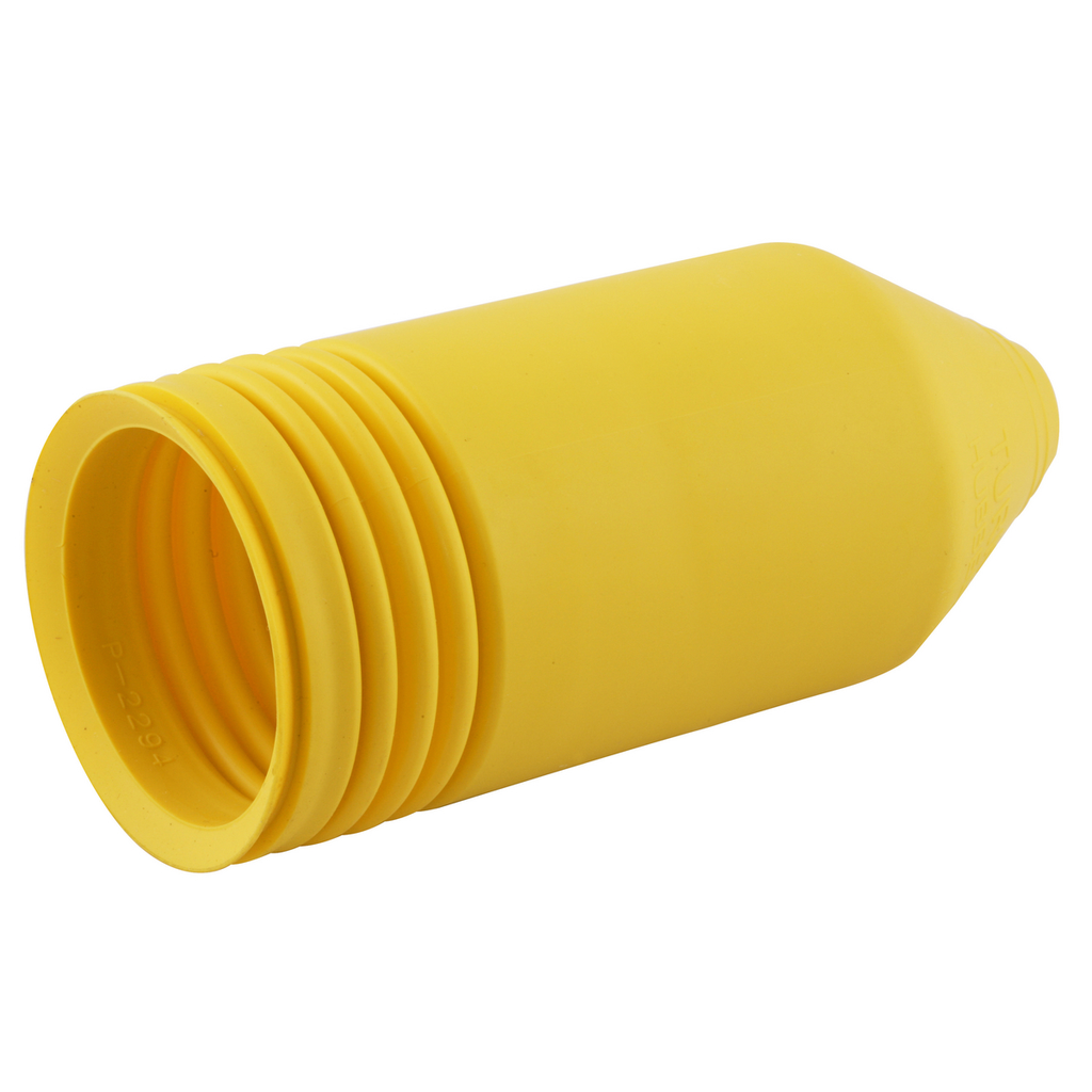 Product image for Hubbell HBL77CM17DEVICE BOOT, YELLOW w/PROOF