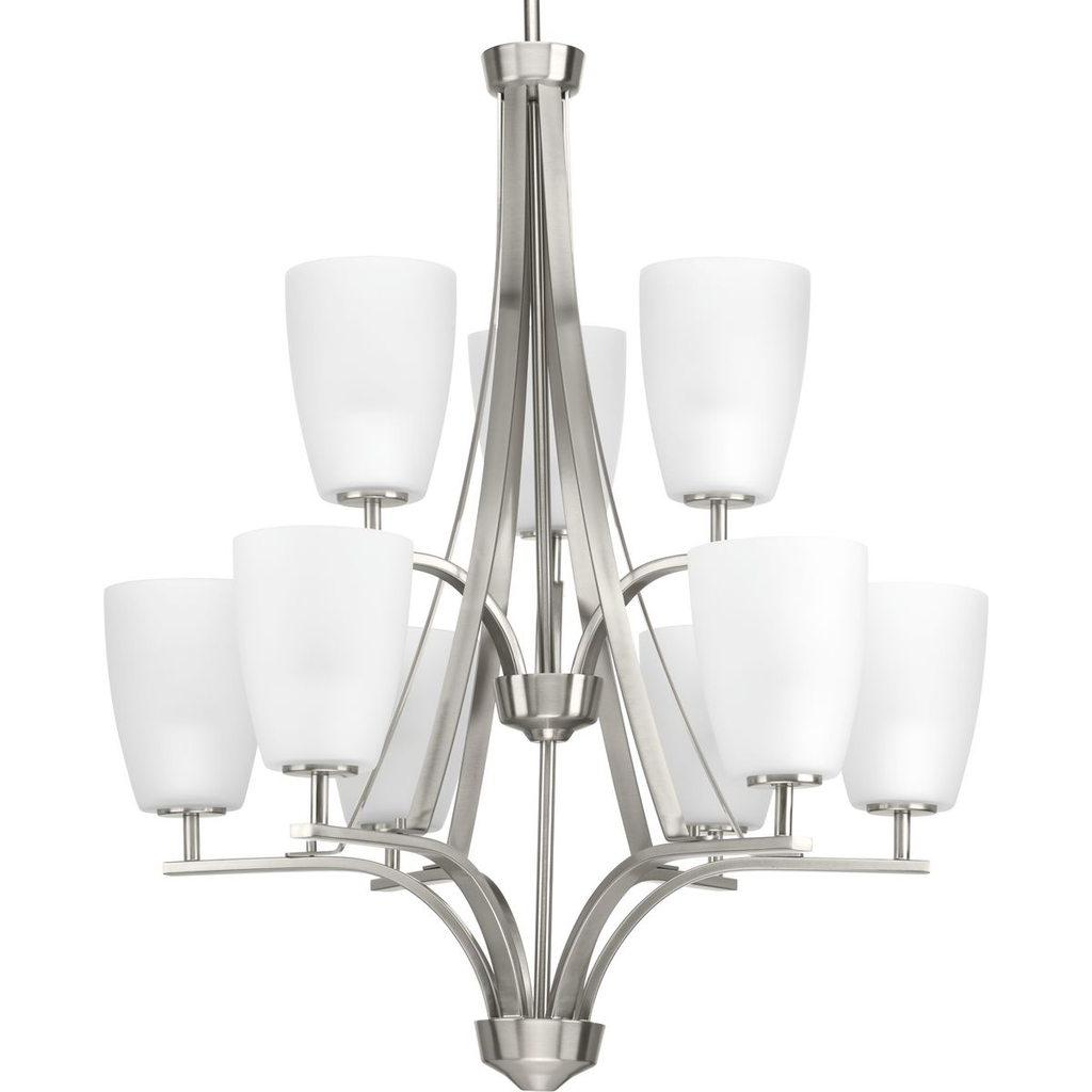 Product image for Progress P400044-009 Leap Collection Nine-Light Chandelier