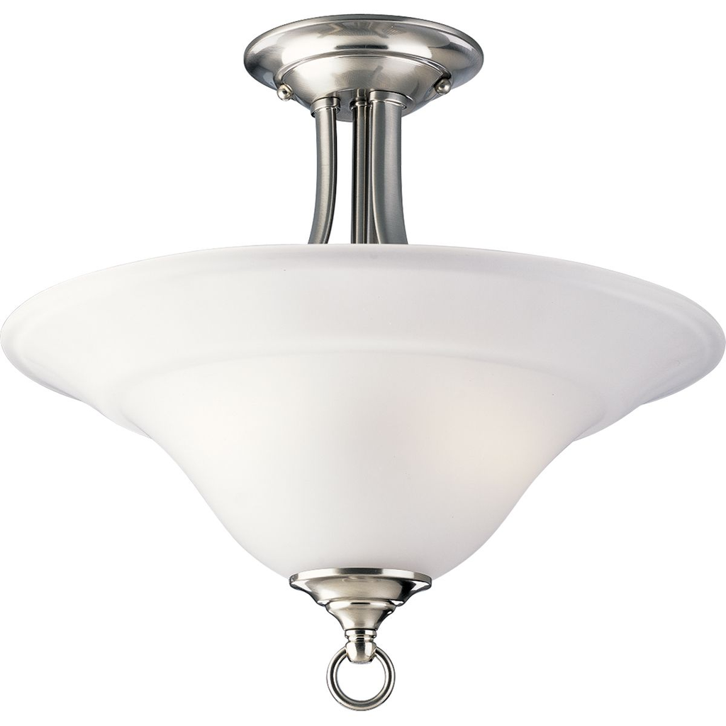 Product image for Progress P3473-09 Trinity Collection Two-Light 16" Semi-Flush