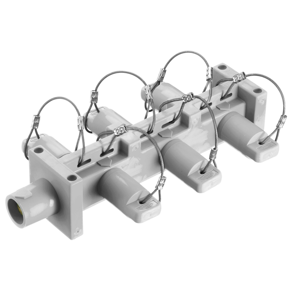 Product image for Hubbell HBL7DBW Single Pole, DISTRIBUTION BLOCK, WH