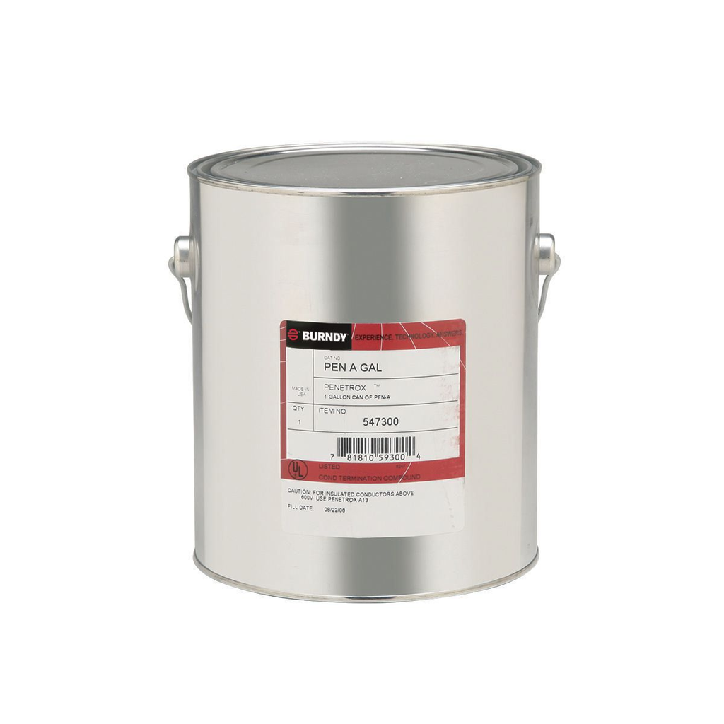 Product image for Burndy PENAGAL Oxide Inhibiting Electrical Joint Compound, 1 Gallon, For Al-Al, Al-Cu & Al Conduit Threads