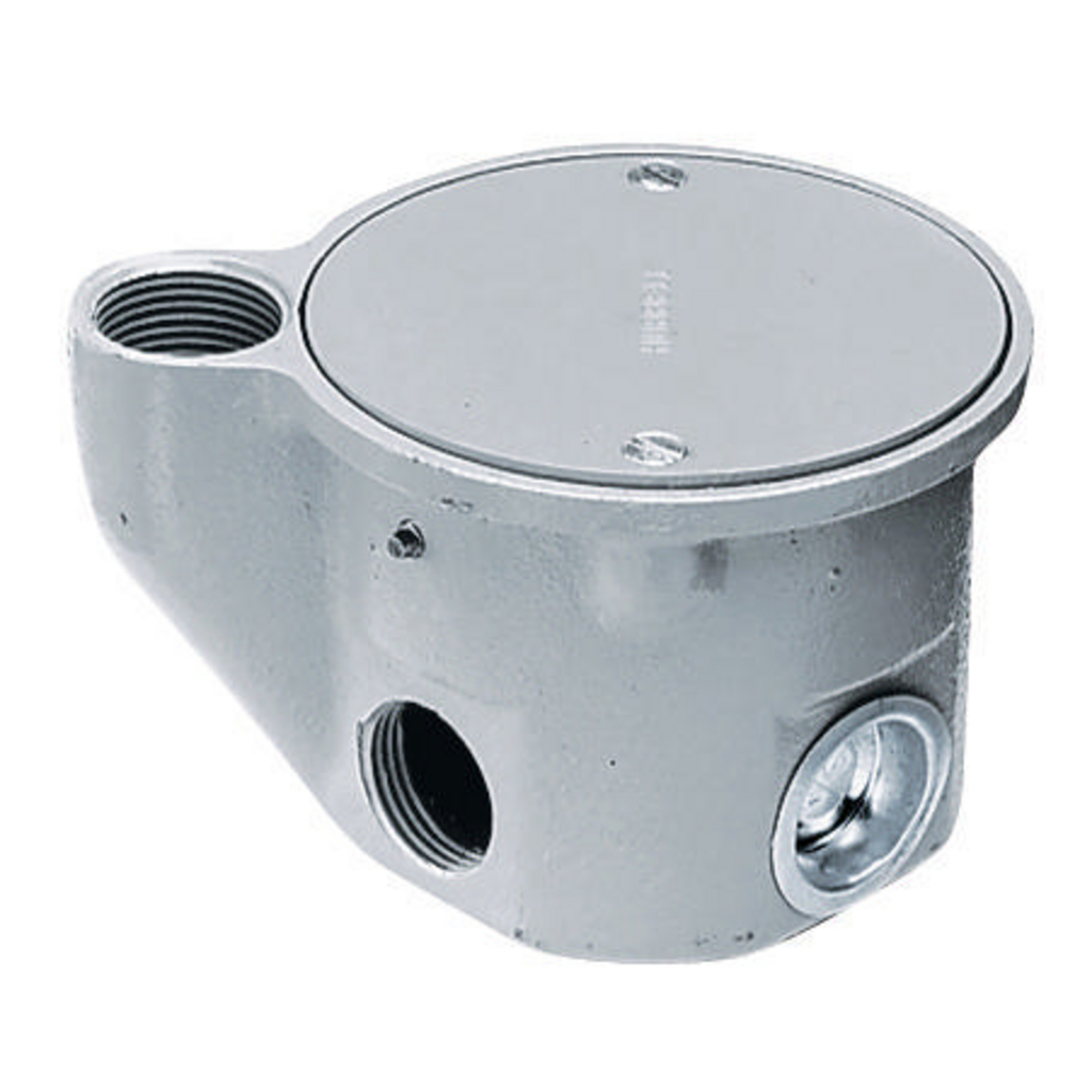 Product image for Hubbell F3185 Brass Theater Seating Floor Box