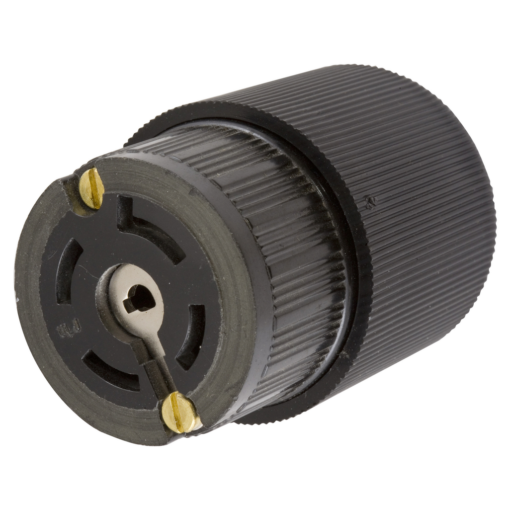 Product image for Hubbell HBL45935 Locking Connector, VARILOAD, 4P5W, 20A 120/208V