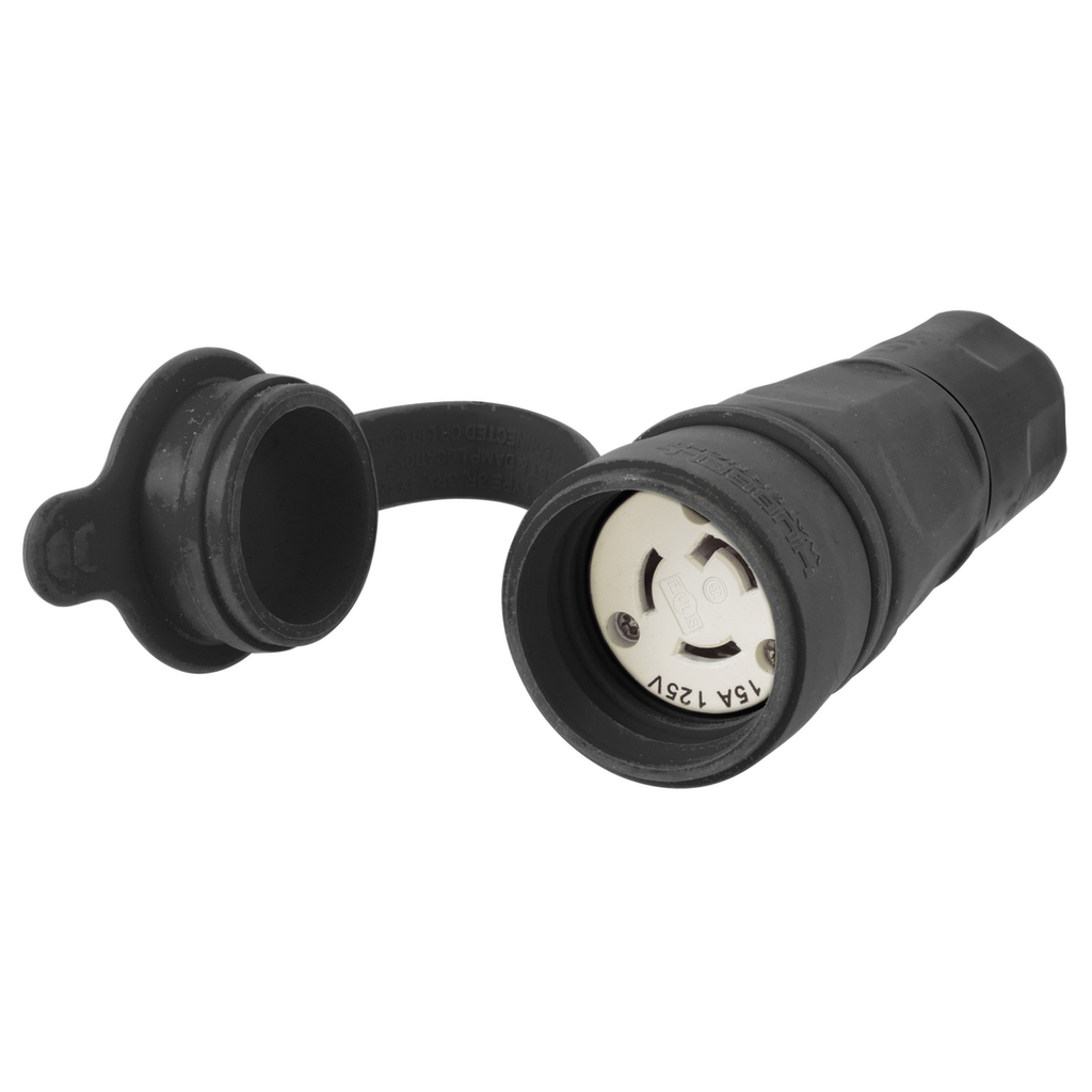 Product image for HCI HBL25W47BK WATERTIGHT CONN,L5-1