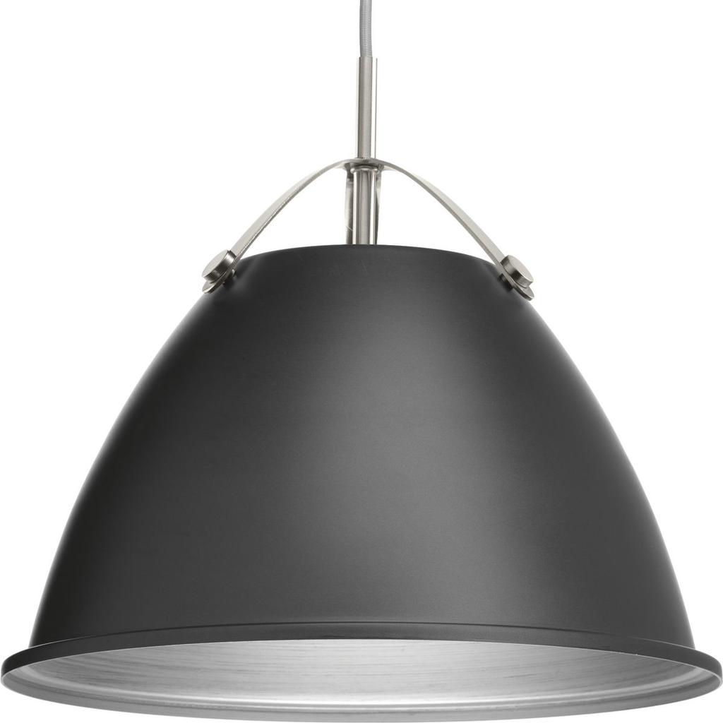 Product image for Progress P500052-143 Tre Collection One-Light Graphite Graphite Metal Shade Coastal Pendant Light