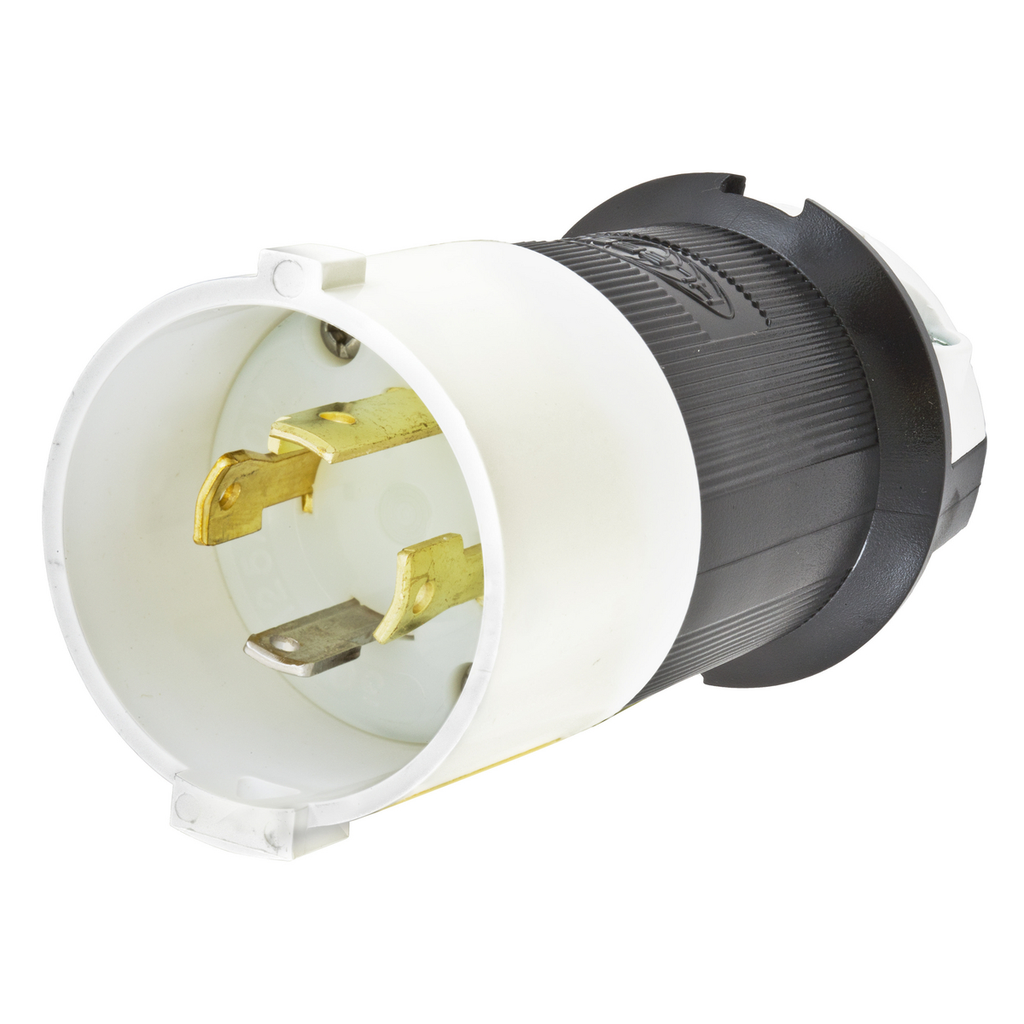 Product image for Hubbell HBL2711S Locking S/SHRD Plug, 30A 125/250V, L14-30P