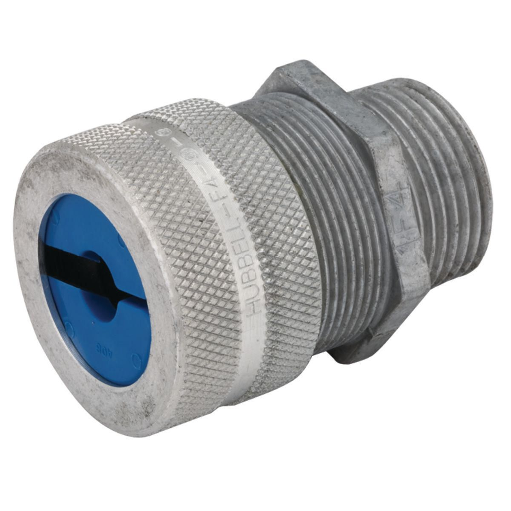 Product image for Raco 4803-5 3/4 Inch Male Threaded Steel Straight Non-Armored Cable Gland