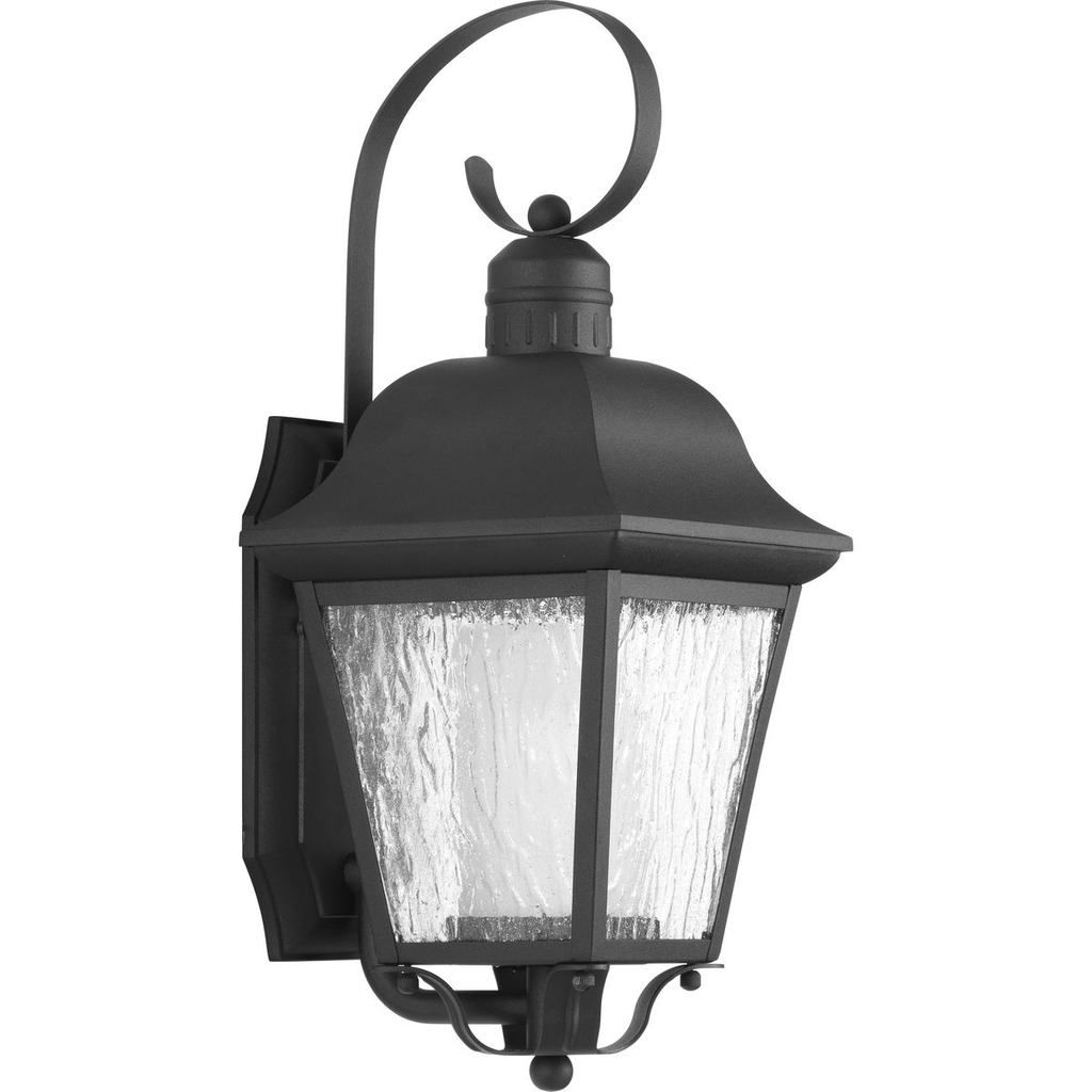 Product image for Progress P6620-31MD Andover Collection Black One-Light Medium Wall Lantern