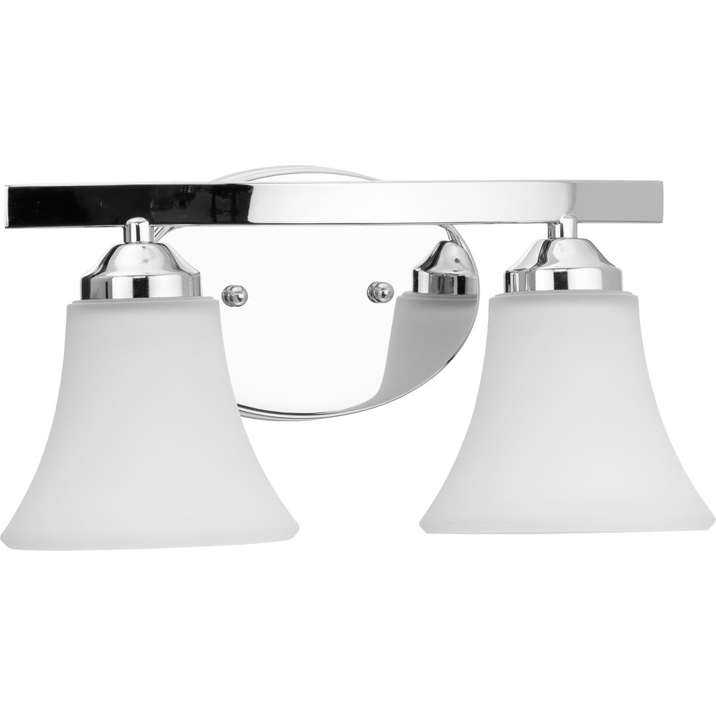 Two-Light Chrome Bath Light