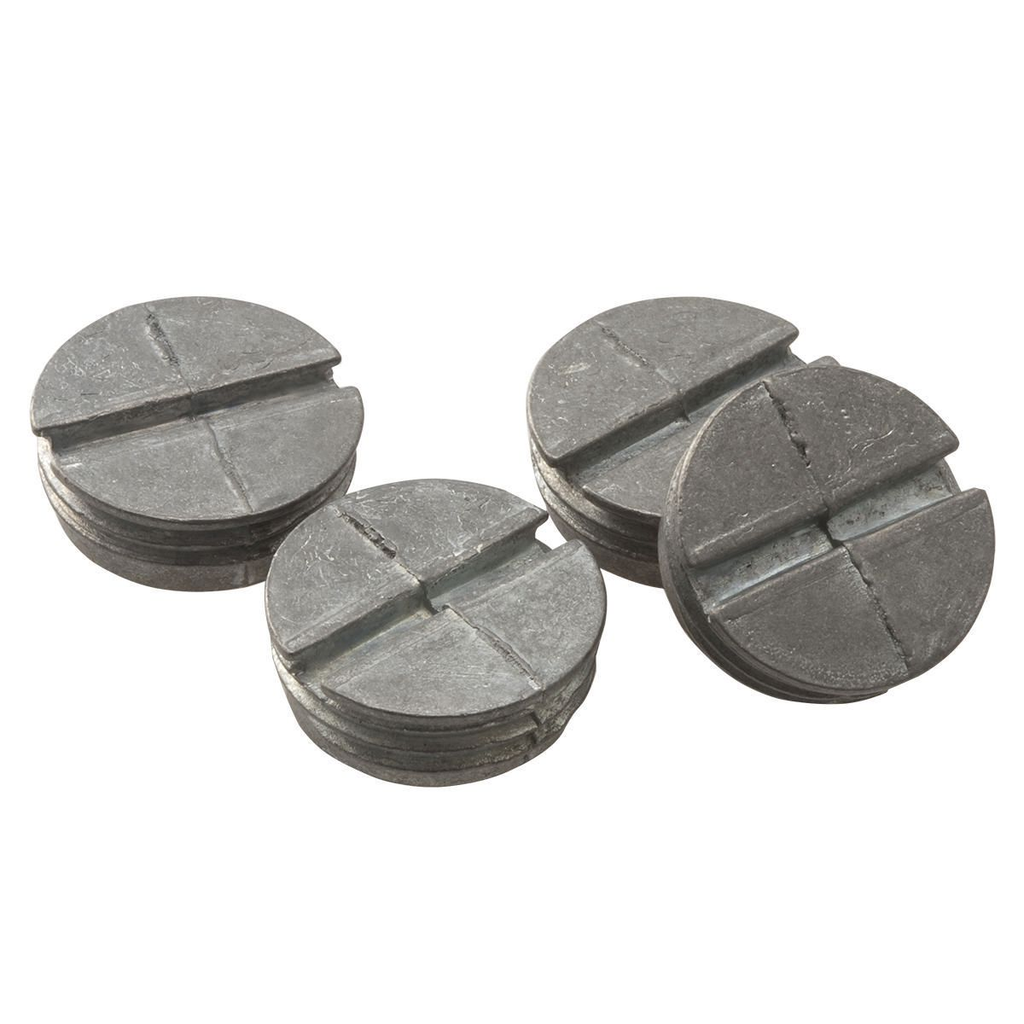 Product image for Bell 5269-5 Weatherproof Closure Plugs, 1/2 in. NPT, Gray, 3-Pack, Carded