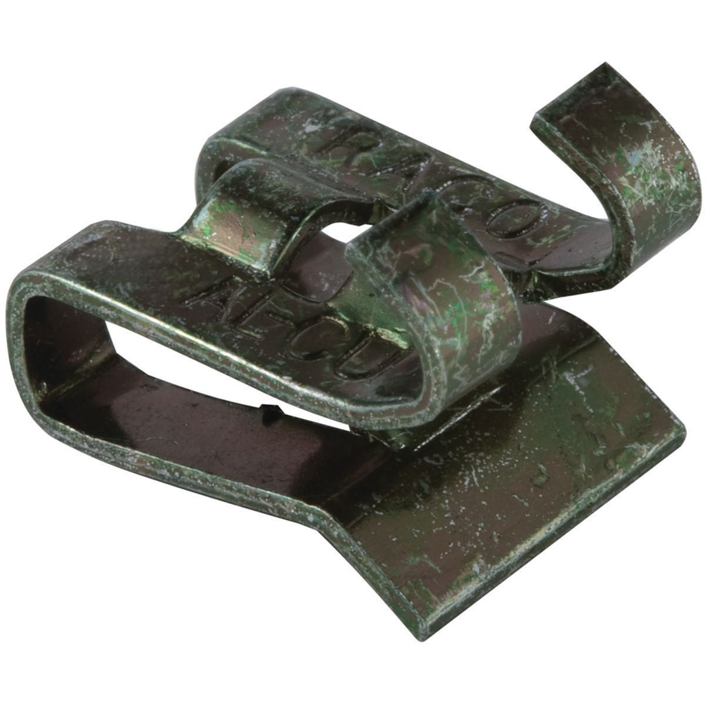 Product image for Raco 975 Green Ground Clip, for #14-#10 AWG, Copper (100/Clam)