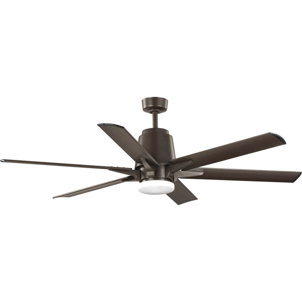 Product image for Progress P250026-129-30 Arlo Collection 60" Indoor/Outdoor Six-Blade Architectural Bronze Ceiling Fan