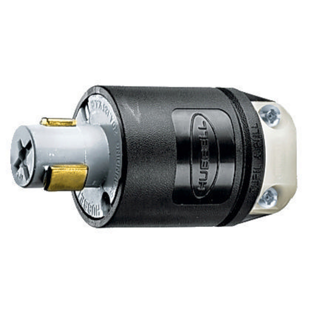 Hubbell HBL23004HG 20 Amp 125 Volt 2-Pole 3-Wire Locking Plug Product image for Hubbell HBL23004HG 20 Amp 125 Volt 2-Pole 3-Wire Locking Plug