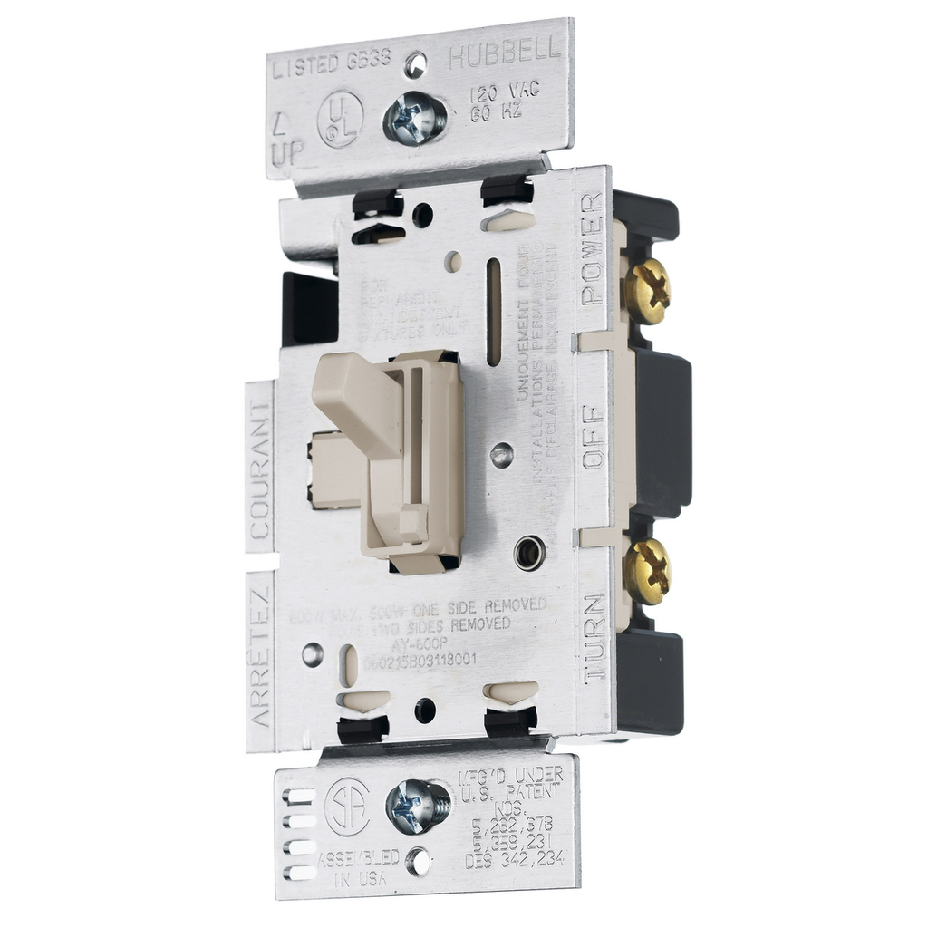 Product image for HWDK RAY600PLA DIMMER, SP, TOGGLE,