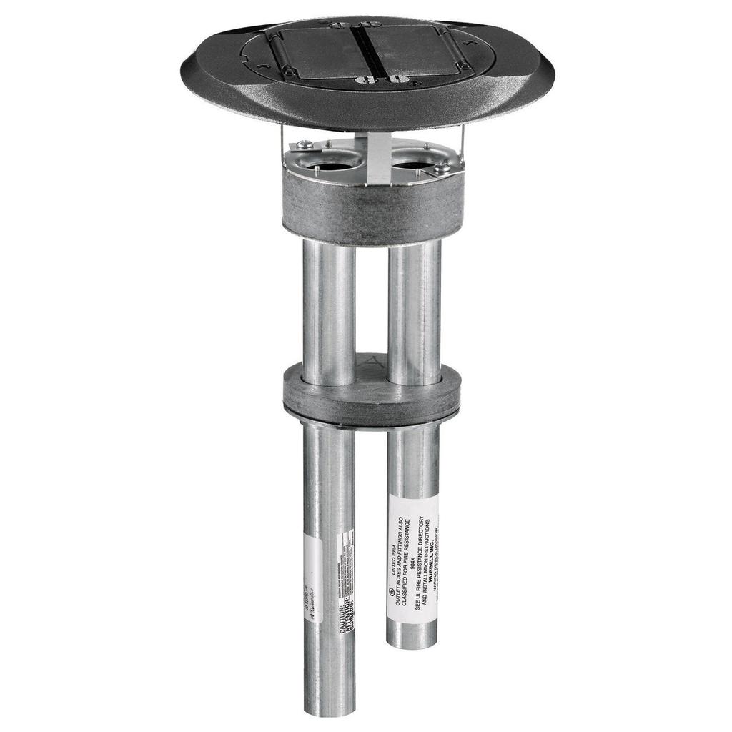 Product image for Hubbell S1PTBLFRPT, 1 PIECE, 2 STYLE, SYS 1, BLACK