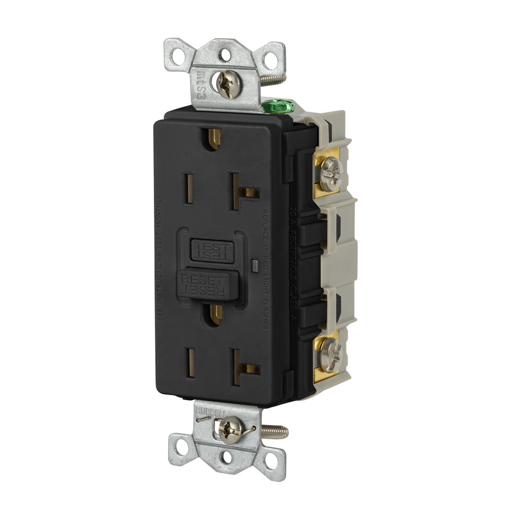 Product image for HWDK GFR20BLK 20A 125VAC COMM GFR B