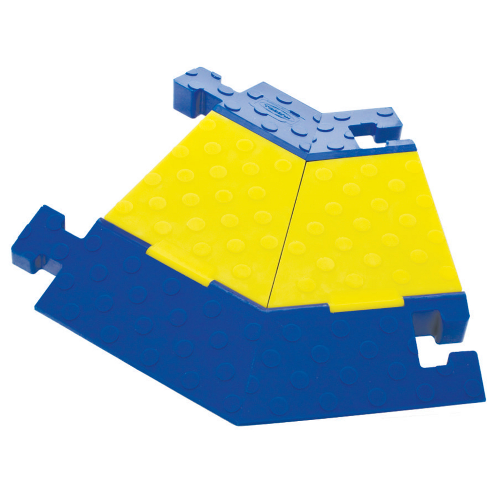 Product image for Hubbell HBLTT545RB TRUKTRAK, 5CH, 45 DEG , RIGHT ELBOW