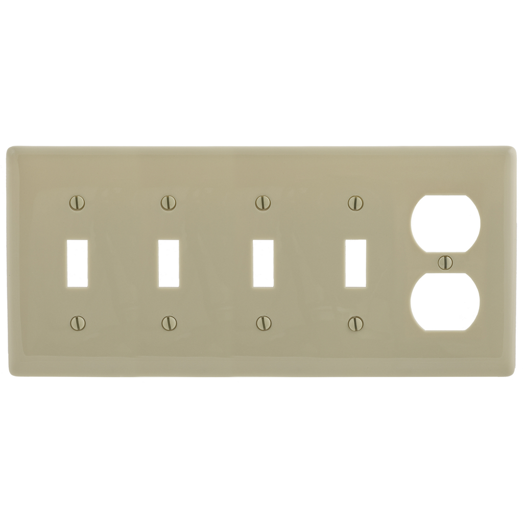 Product image for HWDK NP48I WALLPLATE, 5-G,4) TOG 1)