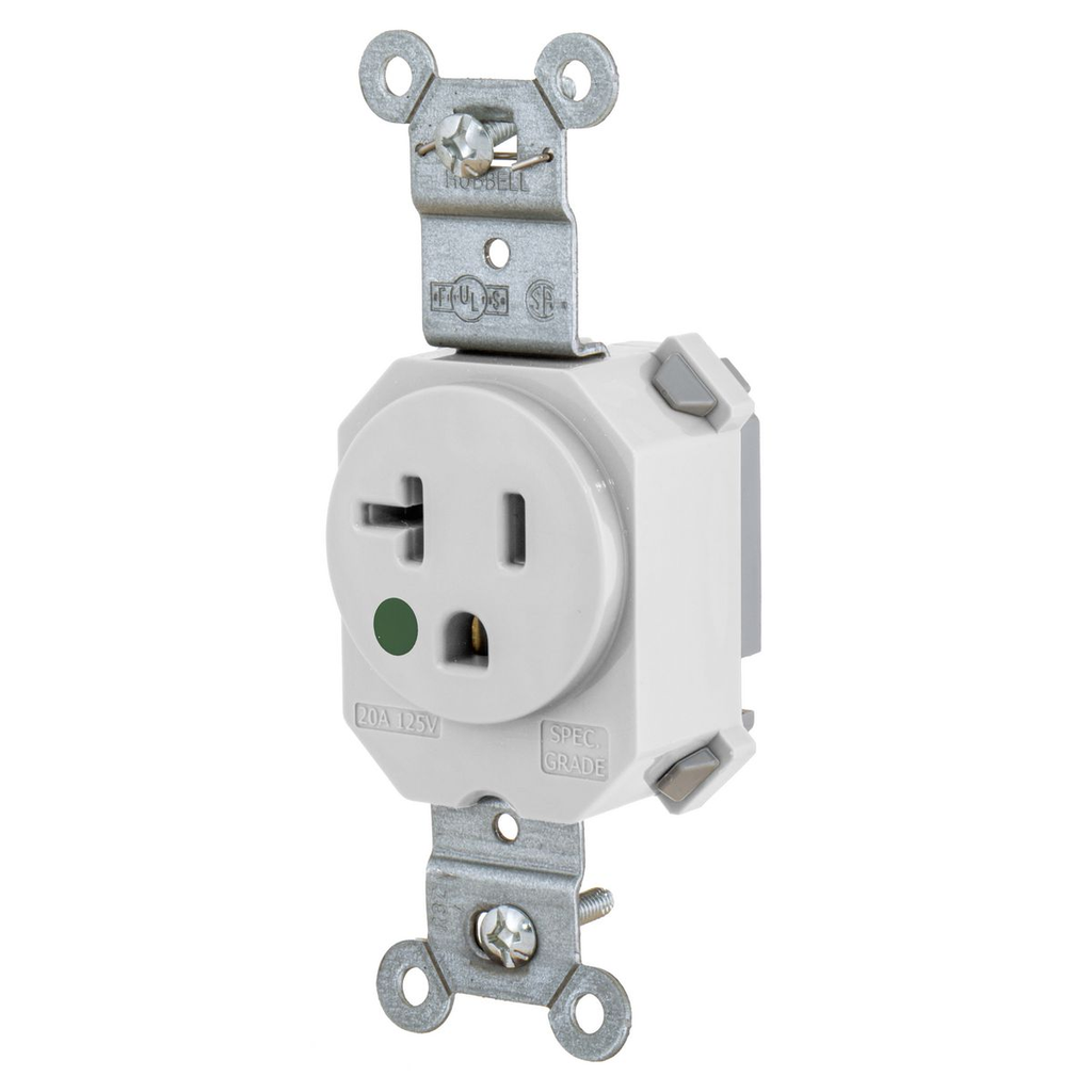 Product image for HWDK SNAP8310W SNAP SGL RCPT HG 5-2