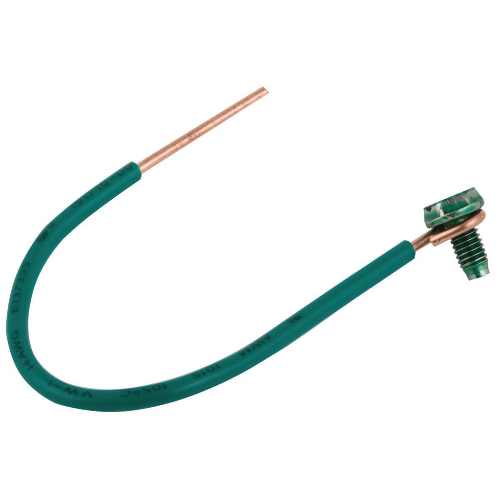 Product image for Raco 982 #14 Solid Insulated Copper Wire Pigtail, 6" Length