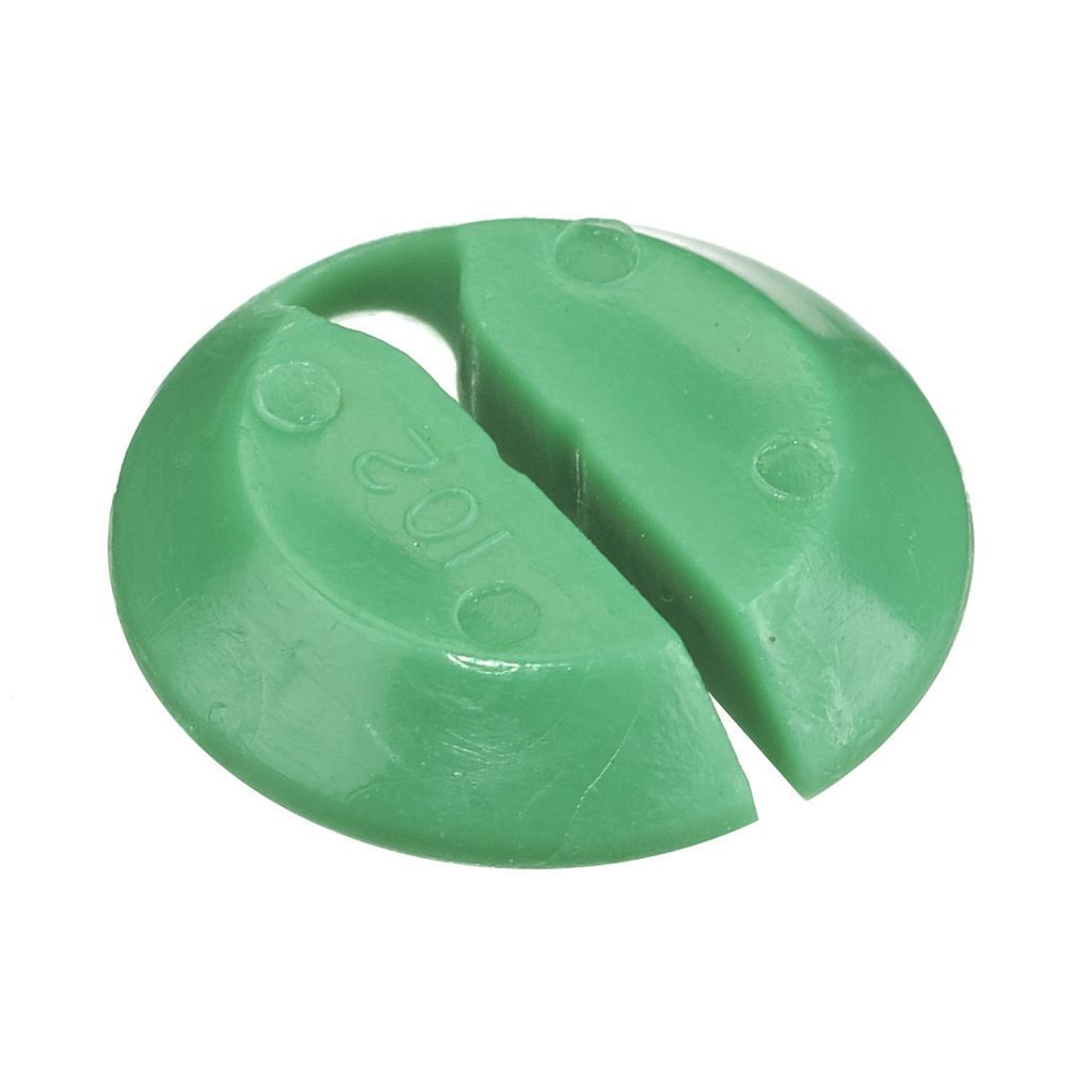 Product image for Hubbell / Kellems 31648035GPK100 Cord Connector Accessories, Replacement Gotcha-Ring, .062-.125", Green.