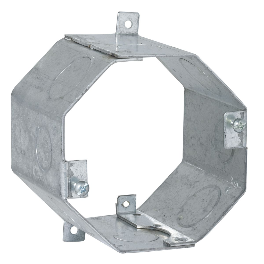 Product image for Raco 272 Concrete Ring, Welded, 3" Deep, Single Row 1/2" & 3/4" KO's
