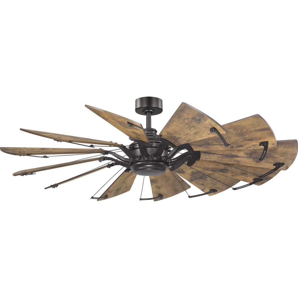 Product image for Progress P250000-129 Springer Collection 60" Twelve-Blade 60" Ceiling Fan