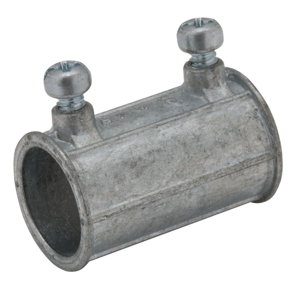 Product image for Raco 2670 2-1/2" EMT Set-Screw Coupling, Die Cast