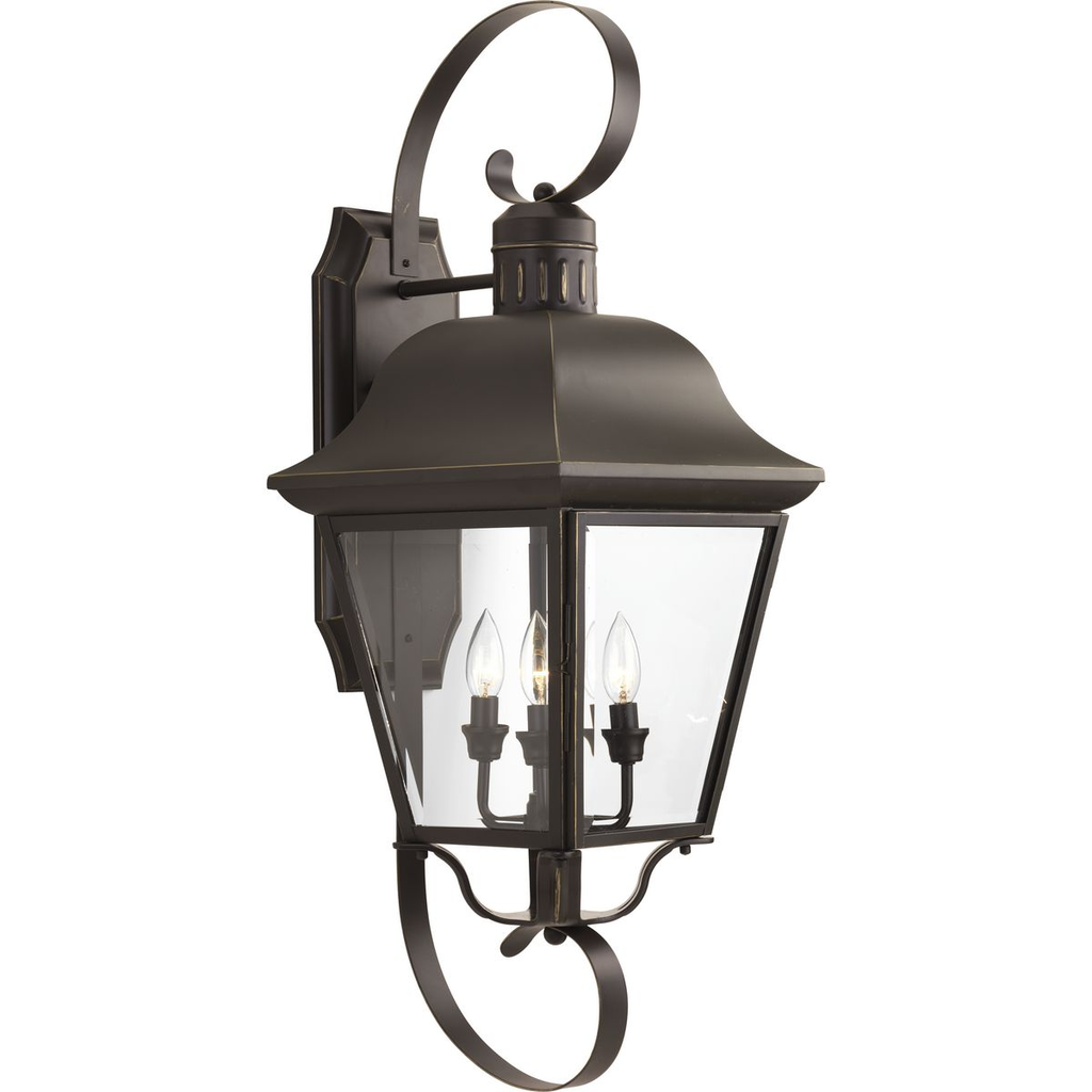 Product image for Progress P5627-20 Andover Collection Four-Light Extra-Large Wall Lantern