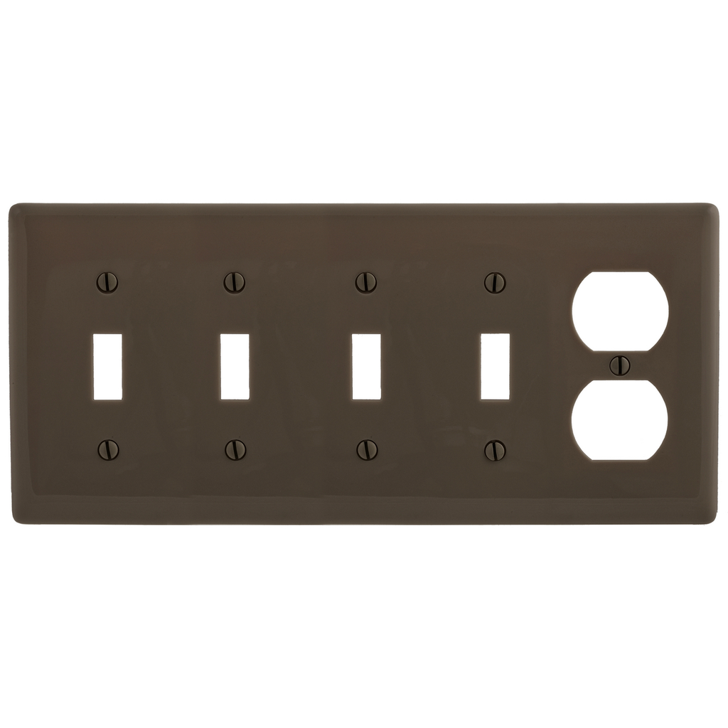 Product image for HPW NP48 WALLPLATE, 5-G, 4) TOG 1)