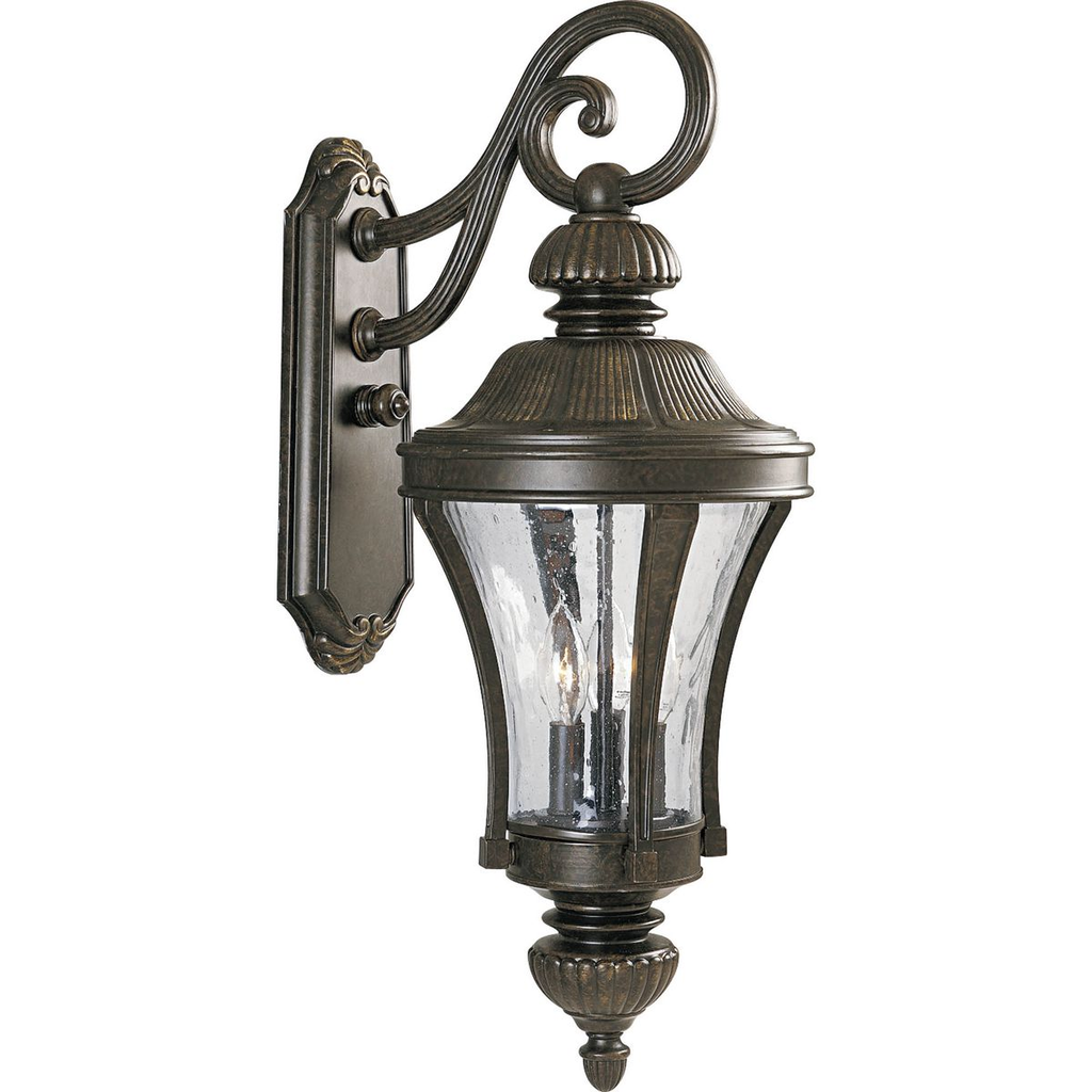 Product image for Progress P5837-77 Nottington Collection Three-Light Large Wall Lantern