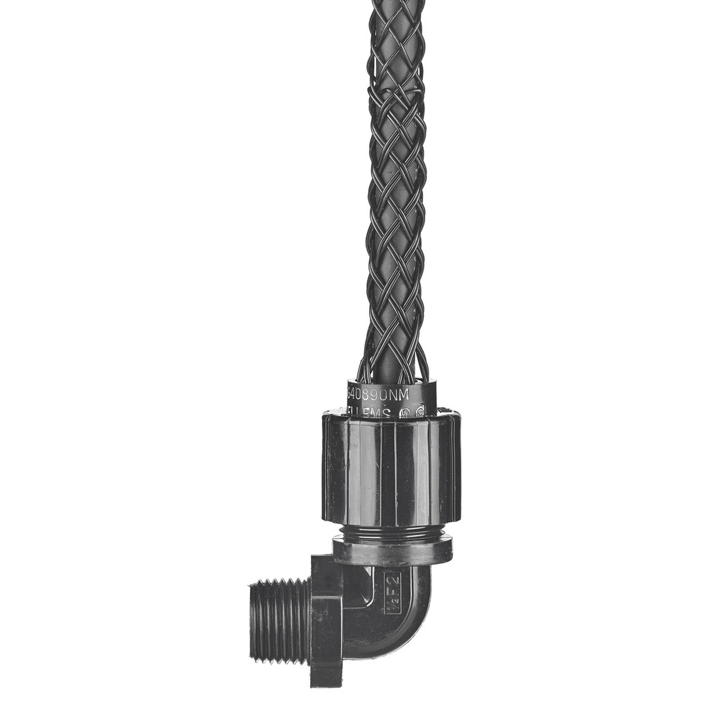 Product image for Hubbell CG40890NM0 Male NM DCG, .370-.500", 1/2" w/MESH