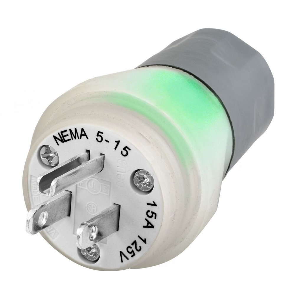 Product image for HWDK HBL14W47AWC PLUG, W/TIGHT 5-15