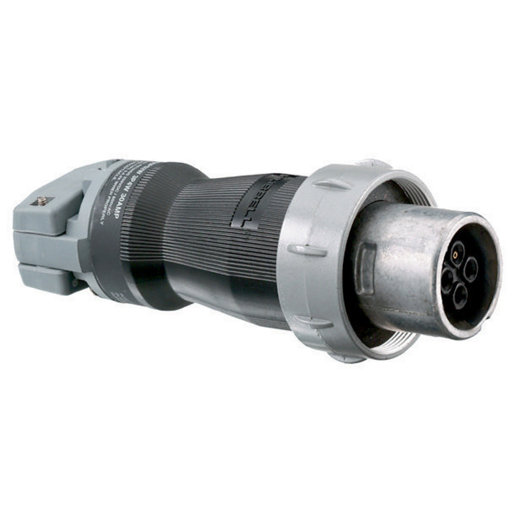 Product image for Hubbell HBL430PS1WR PS, INS, Plug, 3P4W, 30A 600V, S1 REV