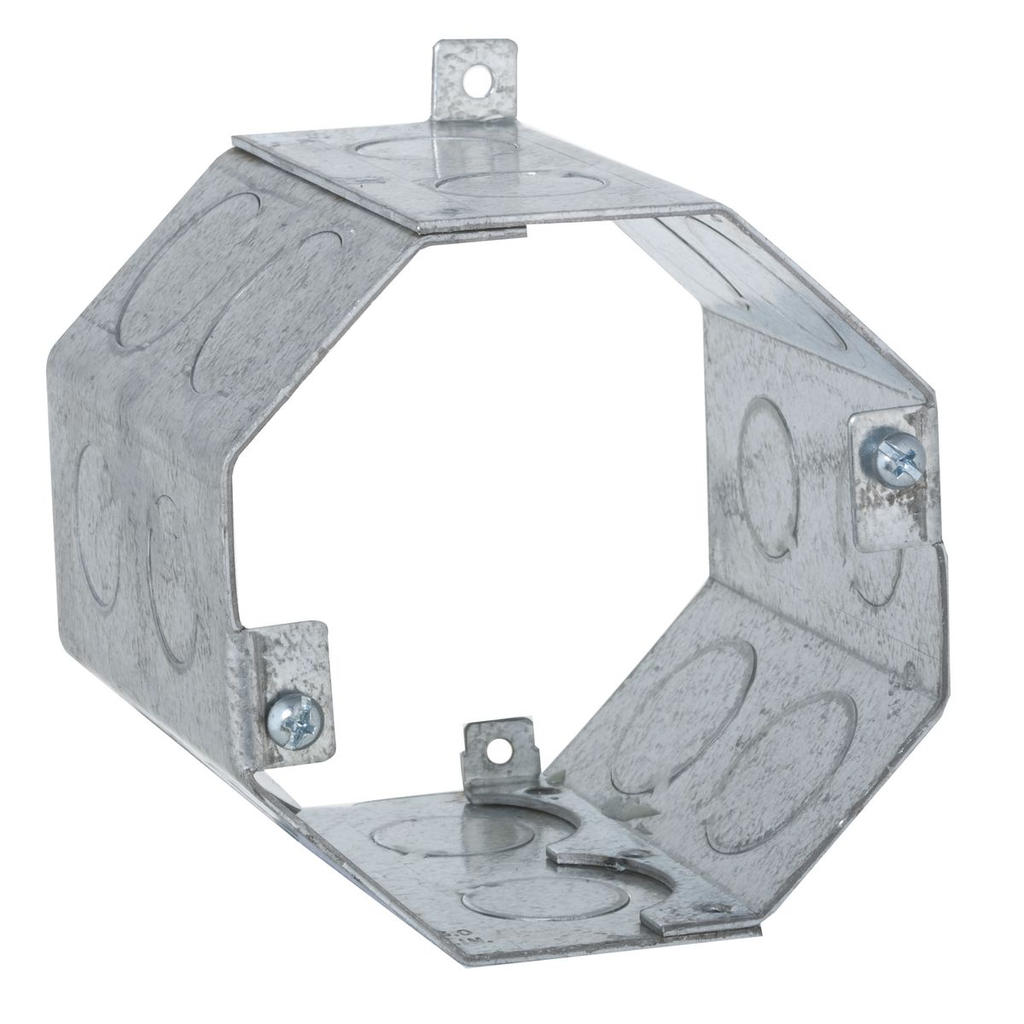 Product image for Raco 273 4 x 3-1/2 Inch 43 In. Steel Octagon Concrete Box