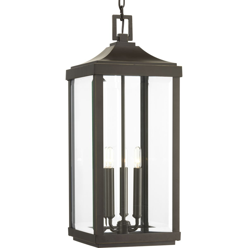 Product image for Progress P550004-020 Gibbes Street Collection Three-Light Hanging Lantern