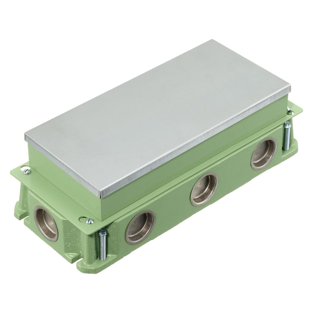 Product image for HWDK FB4333 RECT FLOORBOX, CAST IRO