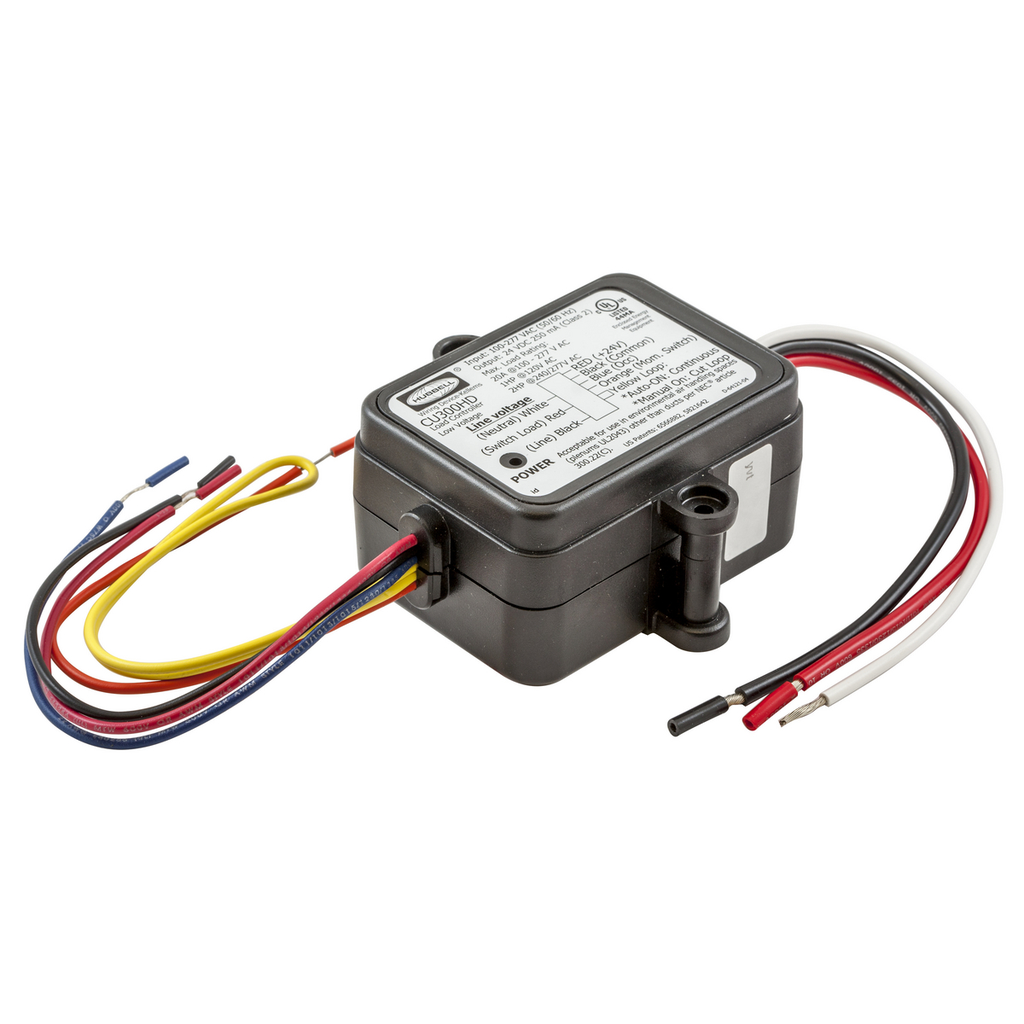 Product image for Hubbell CU300HDCTRL UNIT, 120-277V, 20A, 1 HD RLY, LATCHING