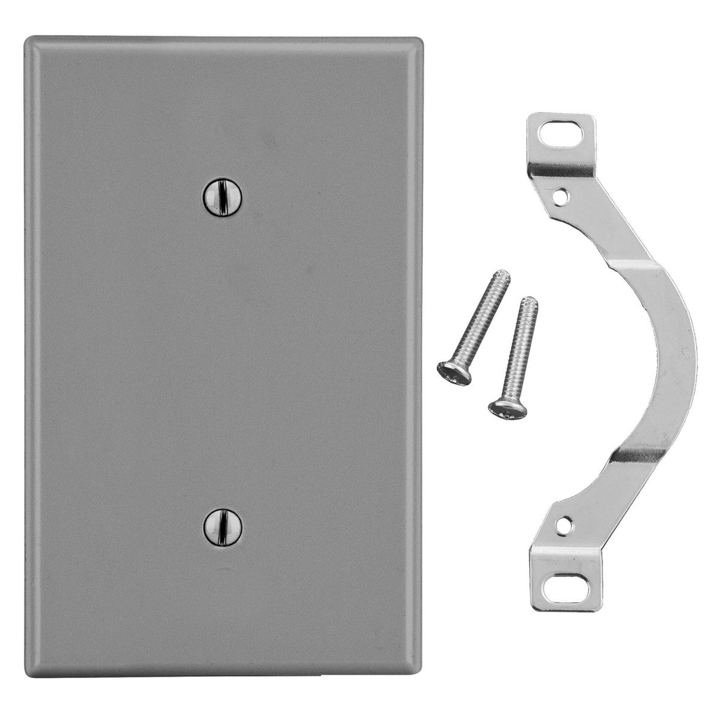 Product image for HWDK P14GY WALLPLATE, 1-G, STRP MT