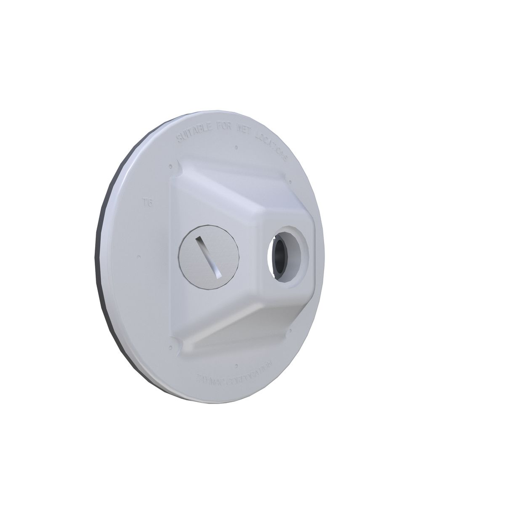 Product image for RACO PLV330WH RND NM WP CLUSTER CVR